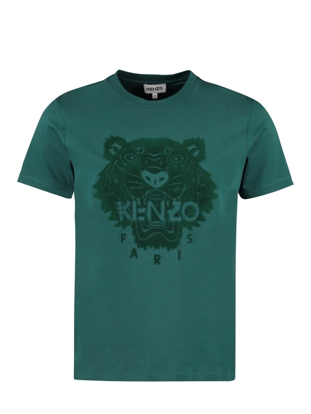 Kenzo Teal Green Tiger Graphic Short-Sleeve Tee